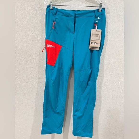 Jack Wolfskin Pants - NWT Jack Wolfskin Women’s Activate Overland Tile Blue Outdoor Hiking Pants S